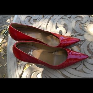 Stuart Weitzman red patent pumps new 9 1/2M sexy